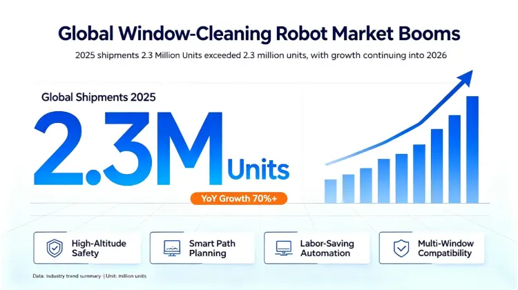 LIESA Nututi 2026 Global Smart Cleaning Boom, Nganyarke Teknologi Robot Pembersih Jendela kanggo Solusi Ngarep sing Luwih Aman lan Luwih Cerdas
